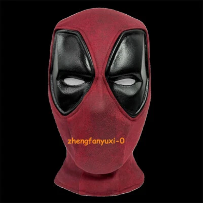 IN US!! Deadpool Wade Wilson Halloween Cosplay Full Face Mask Hood Visor Helmet - Image 1 of 4