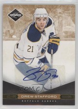 2011-12 Limited Gold Monikers /10 Drew Stafford #128 Auto