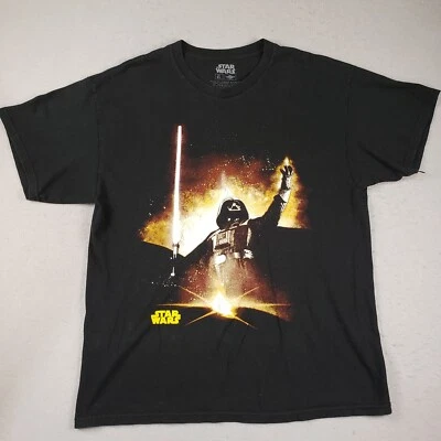 Camiseta negra Star Wars Sith Lord Darth Vader El Lado Oscuro para hombre talla XL Foto 1 de 4