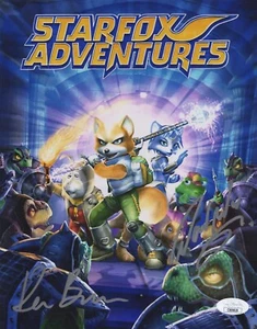 David Wise & Kevin Bayliss Signed 8x10 Starfox Adventures Photo Auto JSA COA - Picture 1 of 3