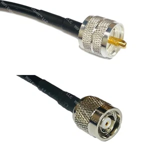 LMR240UF PL259 UHF Male to RP-TNC MALE Coax RF Cable USA-Ship Lot - Picture 1 of 1