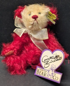 Annette Funicello Mohair Bear Raspberry Fizz 5" with Tag - Picture 1 of 3
