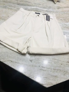 Banana Republic Premium Denim 27 Regular High-Rise Short. Women’s-Beige - Picture 1 of 9