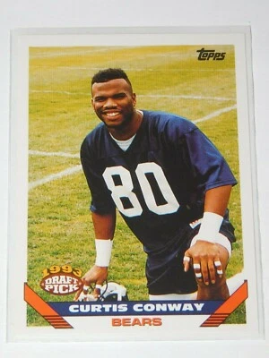1993 TOPPS CURTIS CONWAY ROOKIE CARD #12 - Image 1 of 2
