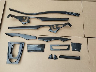 Juego de molduras interiores de fibra de carbono Mercedes Benz Clase E W211 E55 E63 AMG 2003-2009 Foto 1 de 4