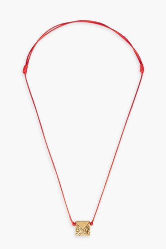 VALENTINO GARAVANICollana in corda color oro martellato e