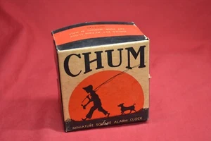 Antique E. Ingraham Chum Single key Alarm Clock Movement * BRAND NEW IN ORIG BOX - Picture 1 of 13