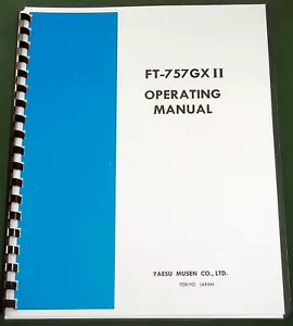 Manual de instrucciones Yaesu FT-757GX II: ¡cubiertas de stock para tarjetas premium y papel de 28 libras! - Imagen 1 de 1