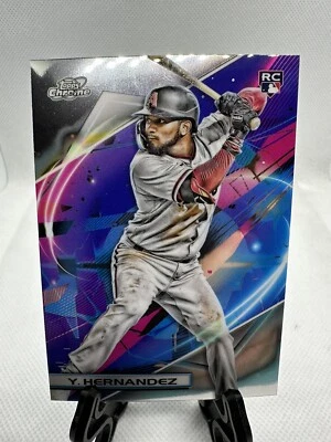 2022 Topps Chrome Cosmic Baseball Yonny Hernandez Rookie Arizona Diamondbacks - Image 1 of 2