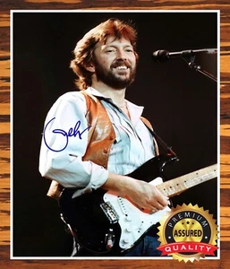 Eric Clapton - Autographed Signed 8 x10 Photo (Wonderful Tonight) Reprint - Picture 1 of 4