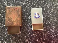 Vintage Matchbox Holders/Strikers x 2. 1 Is 1970s The Other Is Really Old