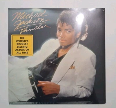 Michael Jackson Thriller Vinyl Record 2015 Reissue LP Sealed - Image 1 of 2