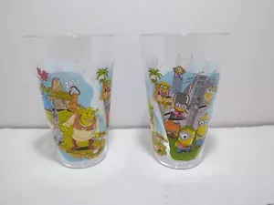 McDonald’s Collector Glasses 2024 Cup Minions Jurassic Park Universal SET - Picture 1 of 6