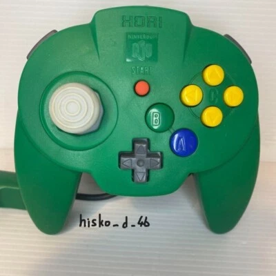 Nintendo 64 HORI Mini Pad N64 Game Controller Green Joystick Used Tested Japan - Image 1 of 4
