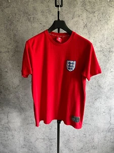 Soccer National Team England 2018 Men’s T-Shirt Red Size L Tee Football - Picture 1 of 12