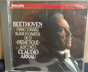 Beethoven: Piano Sonatas Op 13 "Pathtique" & Op 2 No 3 CD Philips German Press - Picture 1 of 2