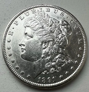 1891 S Morgan Silver Dollar-INV#7833 - Picture 1 of 2