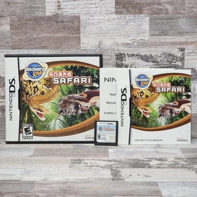 Discovery Kids Snake Safari (Nintendo DS, 2010) COMPLETE Tested Rare Educational - Image 1 of 4