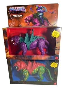 Masters of the Universe - He-Man Battle Cat & Panther Mattel, Dmg. Cajas - Imagen 1 de 3