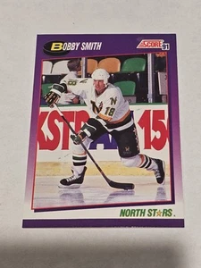 Bobby Smith 32 Score 1991 NHL Hockey Card - Picture 1 of 2