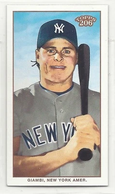 Camiseta deportiva Topps 206 Polar Bear Mini Jason Giambi 2002 gris 204B Foto 1 de 2