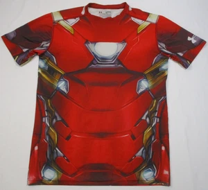 Under Armour Marvel Captain America Civil War Compression Shirt Size Mens XL - Picture 1 of 4