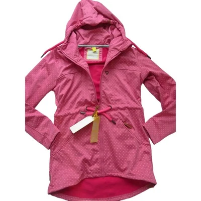 Parka ALIFE AND KICKIN Jacke Mantel Softshell L gepunktet Kapuze (913) - Bild 1 von 4