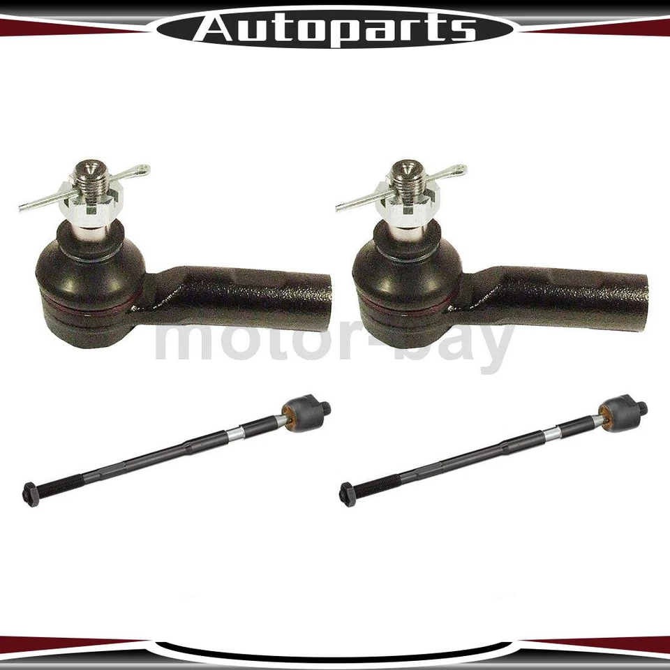 Extremo de varilla de amarre interior exterior 4 piezas para Suzuki SX4 2007 2008 2009 2010 2011 2012 2013 Foto 1 de 4