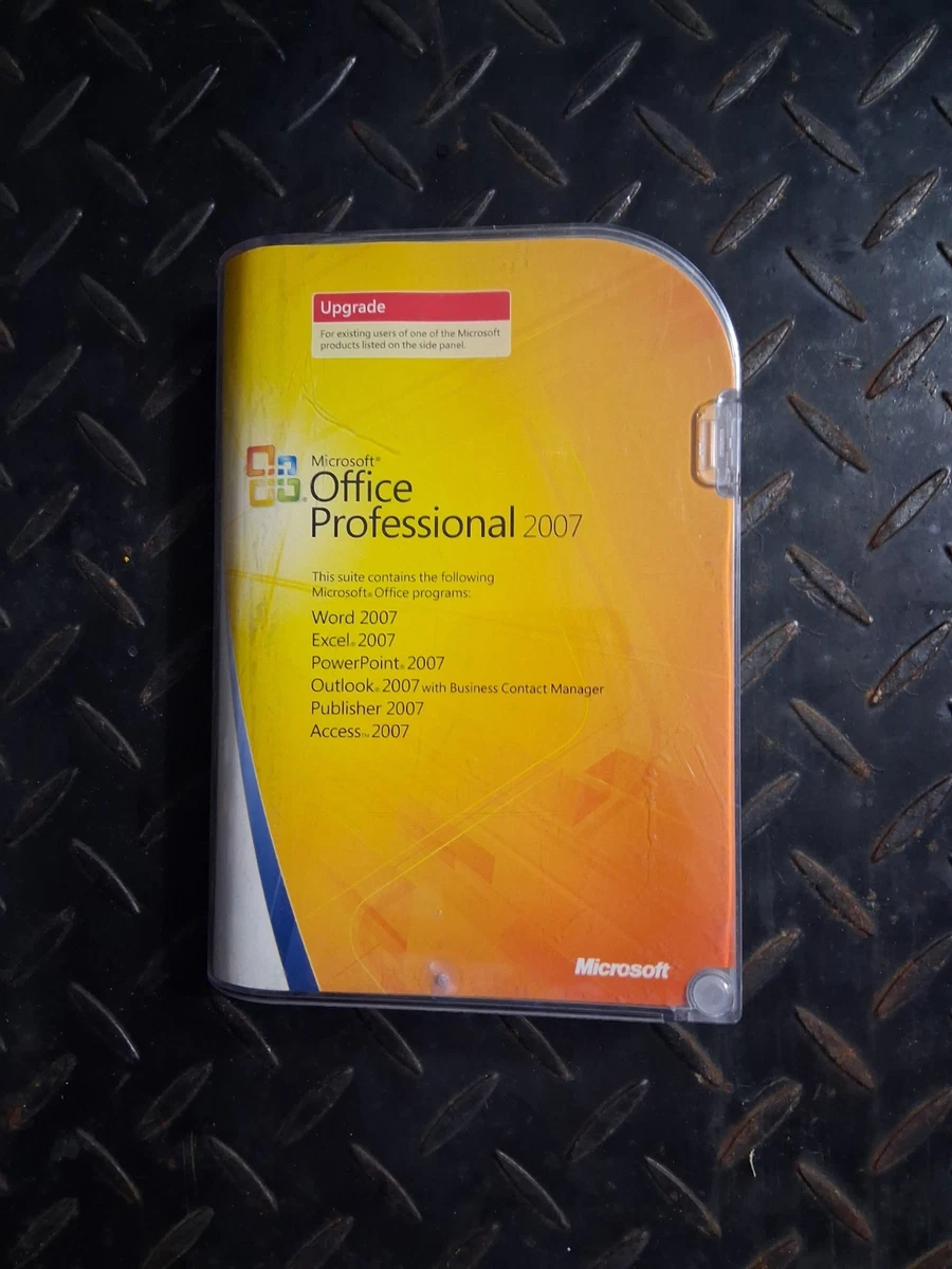 Microsoft Office 2007 Professional for sale | eBay