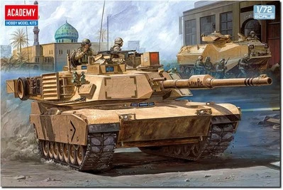 Usmc M1a1 Tank 1:72 Plastic Model Kit ACADEMY - Immagine 1 di 3