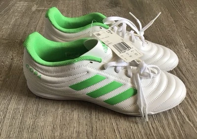 Adidas Hombres Talla 8 Copa 19.4 Blanco Verde Interior Zapatos de Fútbol D98075 NUEVOS NUEVOS CON ETIQUETAS Foto 1 de 4