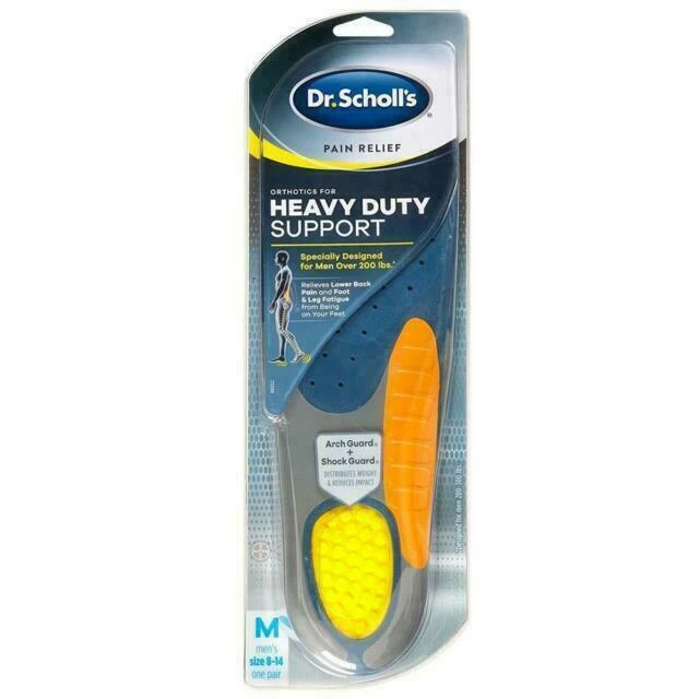 Dr. Scholl's Pain Relief Resistant Insoles for Men, Size 8-14