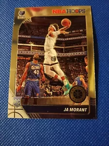 2019-20 JA MORANT HOOPS PREMIUM LAGER NBA ROOKIE KARTE RC #259 MEMPHIS GRIZZLIES - Bild 1 von 2