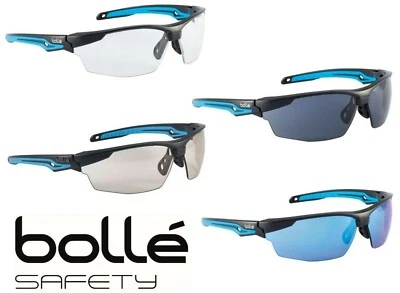 Bolle Tryon Anti-Fog Safety Glasses - Choose Lens Color - Free Pouch Included - Image 1 of 2