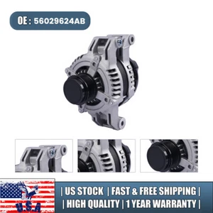 Alternator 160A 12V Fits Jeep Cherokee 2014-2019,Jeep Compass 2017-2022 L4 2.4L - Picture 1 of 8