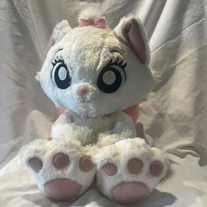 Disney Parks Marie Il Gatto Piedi Grandi Peluche Aristogatti Vintage Fiocco Rosa - Foto 1 di 6