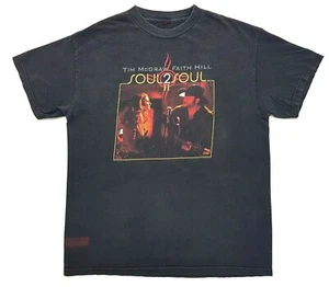 Camiseta De Colección Tim McGraw Faith Hill Soul 2 Soul II 2006 Tour Negra Talla M Camiseta - Imagen 1 de 11