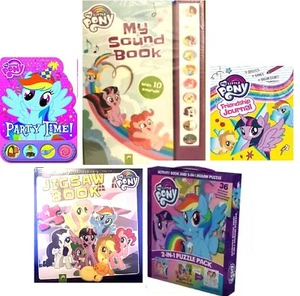 NEW MY LITTLE PONY CHOOSE JIGSAW partytime SOUND BOOK activity book JIGSAW box - Picture 1 of 8