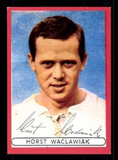Horst Waclawiak autograph card Hertha BSC Berlin player 60s original Sig