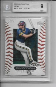 2001 Upper Deck Ovation #41 Ichiro Suzuki Rookie beckett 9 seattle mariners - Picture 1 of 1