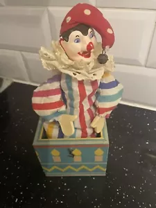 giocattolo jack in the box vintage fatto a mano - Foto 1 di 7