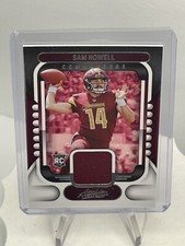 2022 Panini Absolute Sam Howell Game Used Patch rookie Card #ARM-5 Commanders