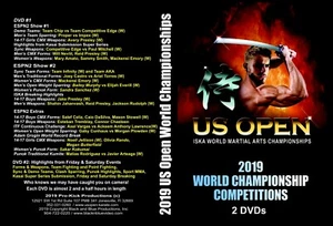 2019 U. S. Open World Martial Arts Championships Tournament 2 DVDs set - Imagen 1 de 5