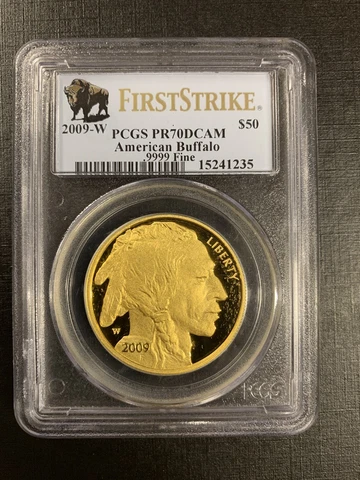 2009-W  PCGS PR70 American Gold Baffalo  $50 Cover