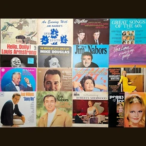 Vintage 16 LP Lot #269: Popular Vocalists 1950s 1960s Plus, VG Or Better Vinyl - Picture 1 of 17