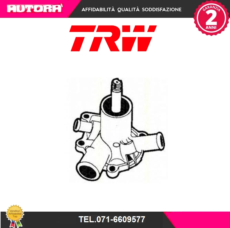 PA095 water pump suitable for Peugeot 204/304/305 (BRAND-TRW) - Image 1 of 1
