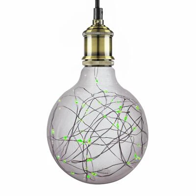 Sunlite 81187-SU LED G40 Globe String Light Bulb Decorative LightBulb, Green 1PK - Image 1 of 2