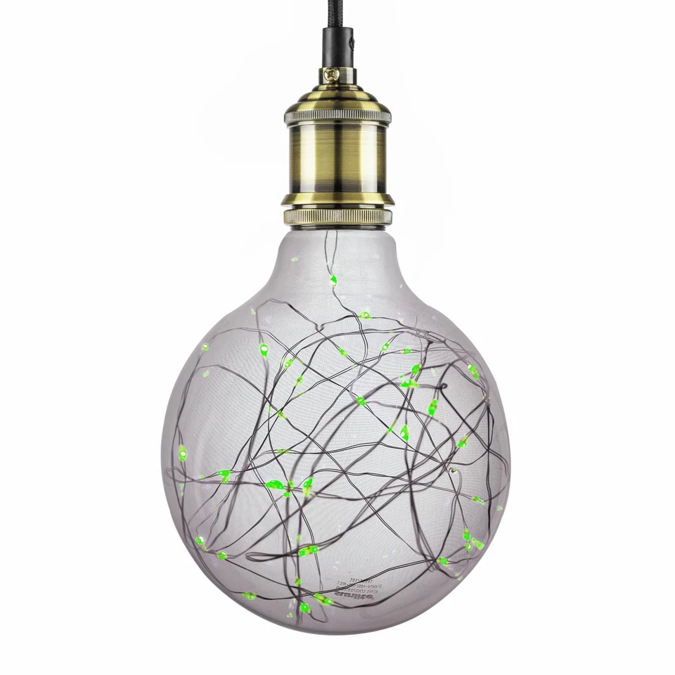 Sunlite 81187-SU LED G40 Globe String Light Bulb Decorative LightBulb, Green 1PK - Image 1 of 2