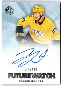 2021-22 SP Authentic 2011-12 Retro Future Watch Auto TANNER JEANNOT RFWA-TJ /499 - Picture 1 of 1