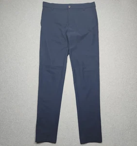 Lululemon Commission Pants Mens 34x34 Blue Warpstreme Golf Classic Performance - Picture 1 of 14
